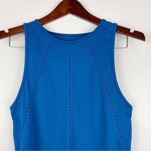 Athleta Blue Open Back Foothill Tank Top Size XS - Picture 3 of 8
